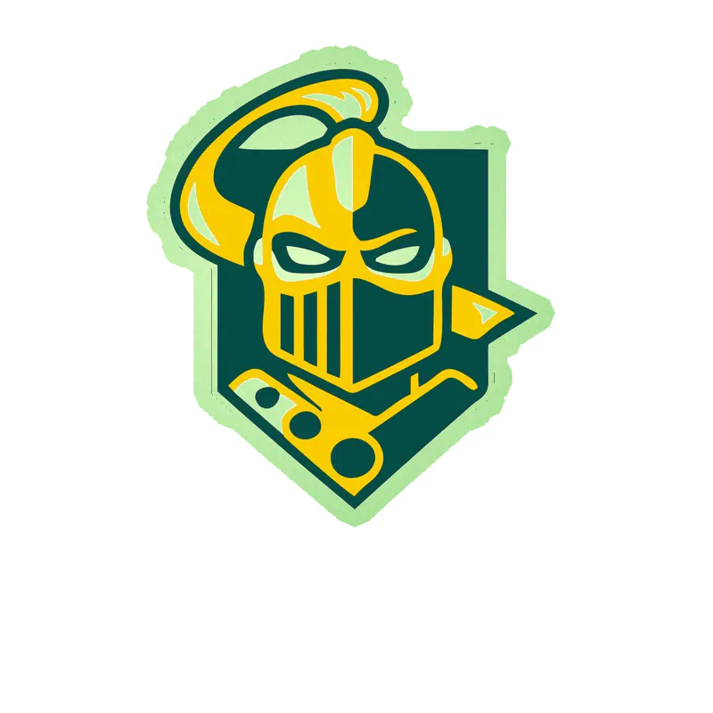 Clarkson Golden Knights - Image 1 - Glow in the Dark Vinyl Decal - Custom Size
