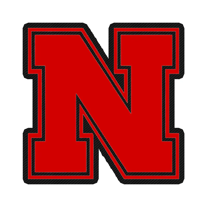 Nebraska Cornhuskers - Image 1 - Carbon Fiber Vinyl Decal - Custom Size