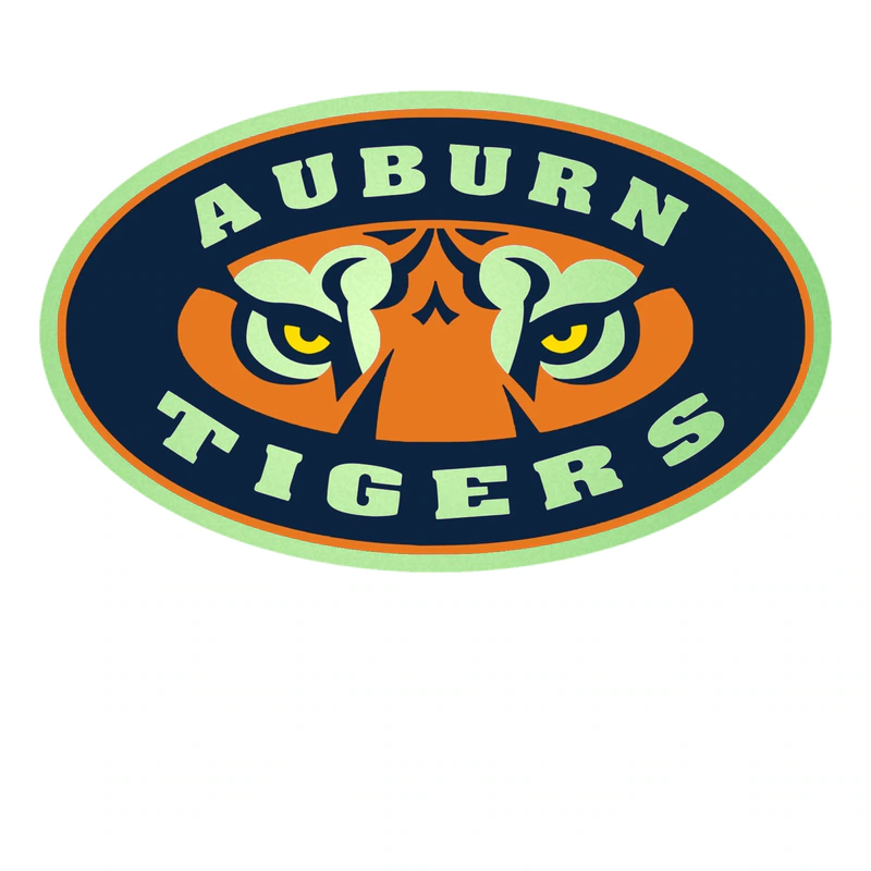 Auburn Tigers - Image 3 - Glow in the Dark Vinyl Decal - Custom Size