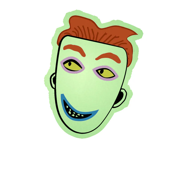 Nightmare Before Christmas Glow in the Dark Vinyl Sticker - Custom Size