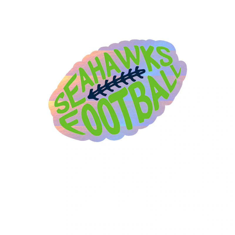 Seattle Seahawks - Image 7 - Holographic Vinyl Sticker - Custom Size