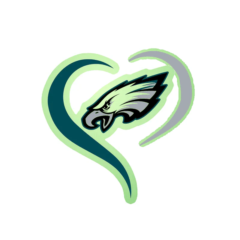 Philadelphia Eagles - Image 7 - Glow in the Dark Vinyl Sticker - Custom Size