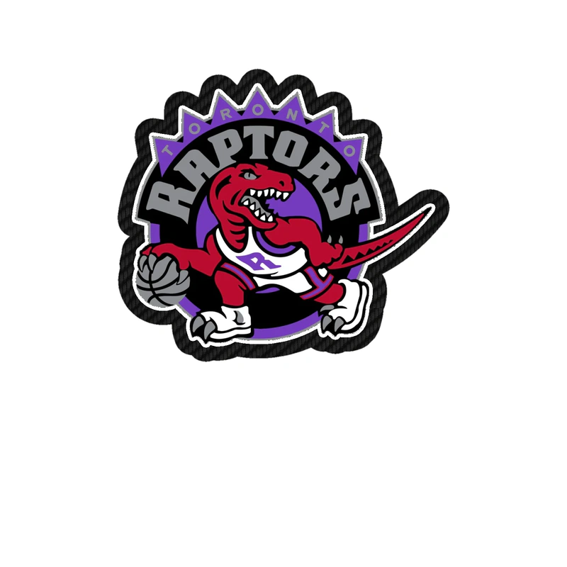 Toronto Raptors - Image 7 - Carbon Fiber Vinyl Sticker - Custom Size