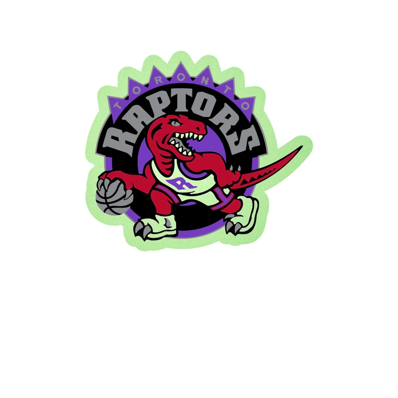Toronto Raptors - Image 7 - Glow in the Dark Vinyl Sticker - Custom Size