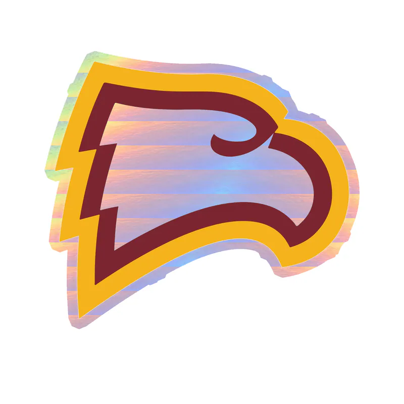 Winthrop University Holographic Vinyl Decal
