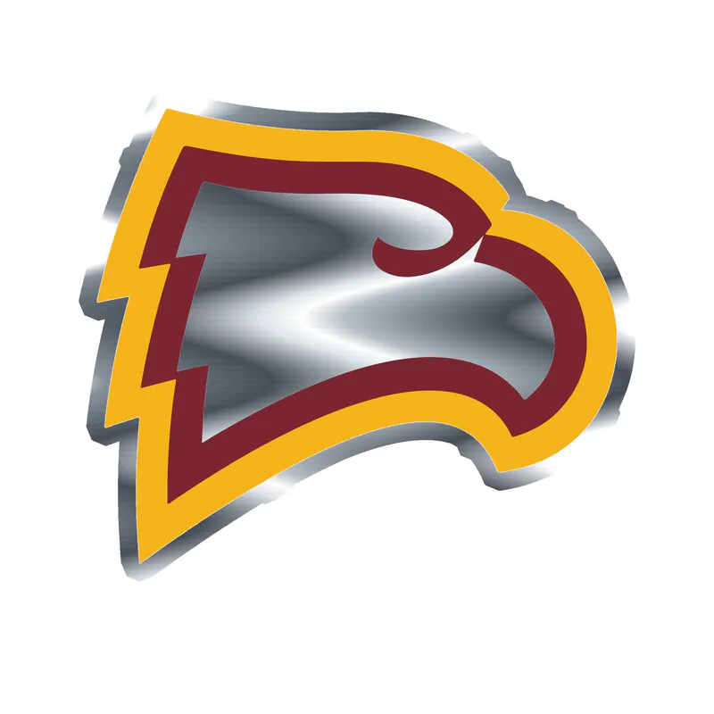Winthrop University Silver Chrome Vinyl Decal