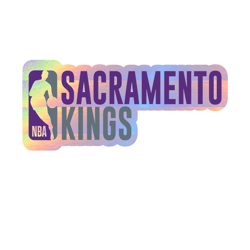 Sacramento Kings - Image 11 - Holographic Vinyl Sticker - Custom Size