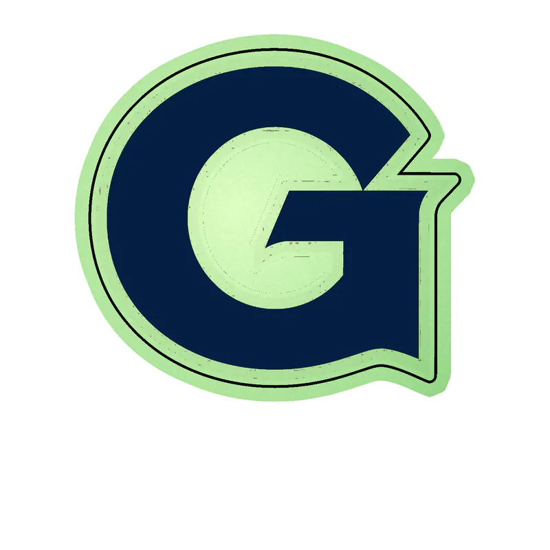 Georgetown University Hoyas - Image 2 - Glow in the Dark Vinyl Decal - Custom Size