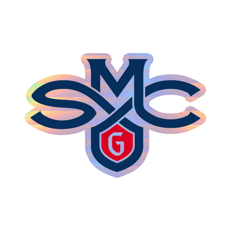 Saint Mary's Gael - SMC - Holographic Vinyl Decal - Custom Size