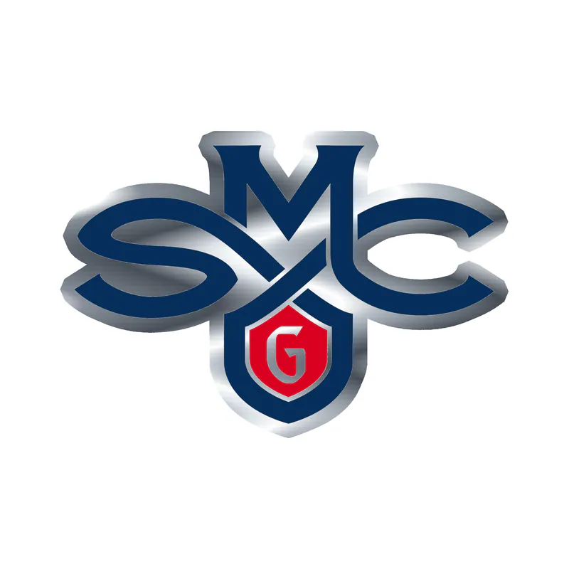 Saint Mary's Gael - SMC - Silver Chrome Vinyl Decal - Custom Size