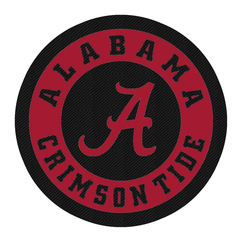 Alabama Crimson Tide - Image 20 - Carbon Fiber Vinyl Decal - Custom Size