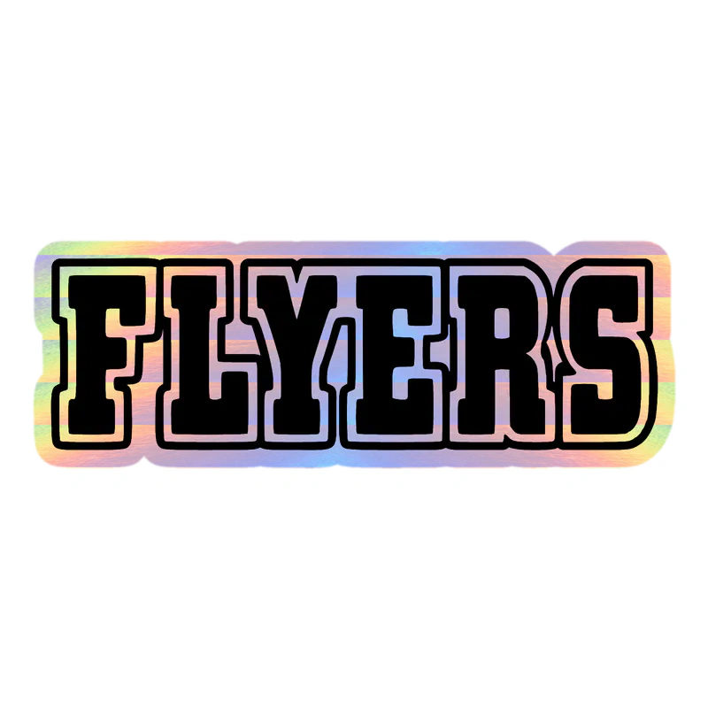 Philadelphia Flyers - Image 2 - Holographic Vinyl Sticker - Custom Size