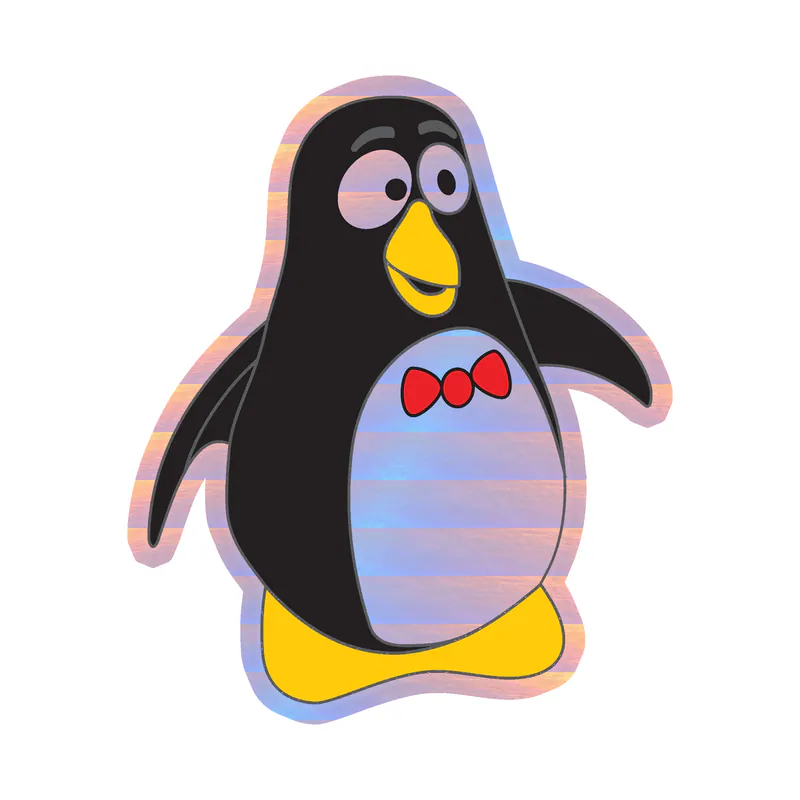 Toy Story Wheezy Holographic Vinyl Sticker - Custom Size