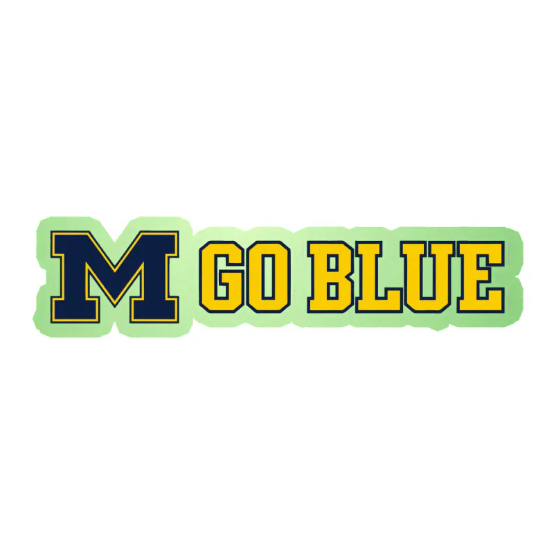 Michigan Wolverines - Image 9 - Glow in the Dark Vinyl Decal - Custom Size