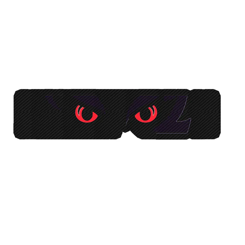 Baltimore Ravens - Lettering 2 - Carbon Fiber Vinyl Sticker - Custom Size