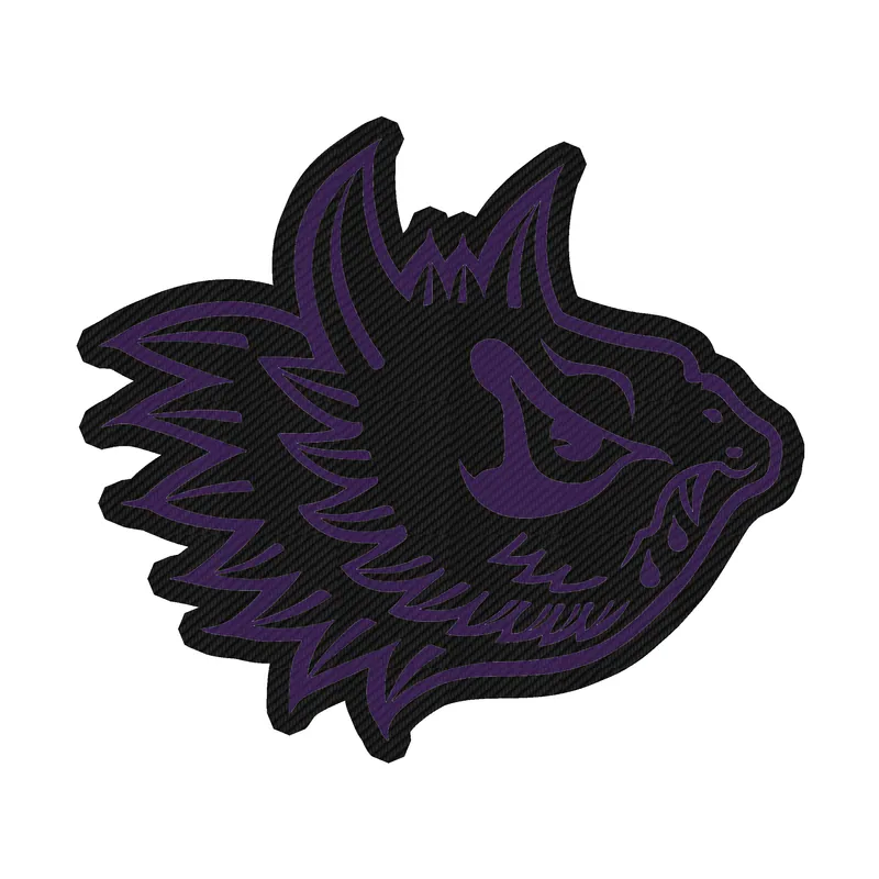 TCU Horned Frogs - Image 3 - Carbon Fiber Vinyl Decal - Custom Size