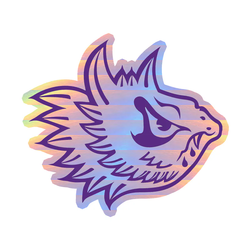 TCU Horned Frogs - Image 3 - Holographic Vinyl Decal - Custom Size