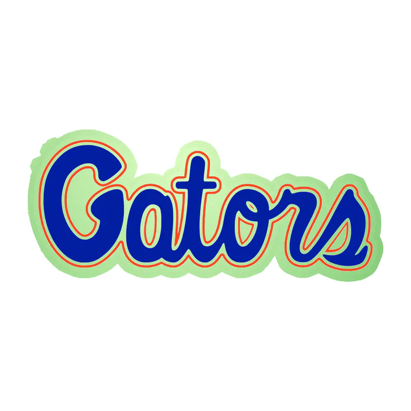 Florida Gators - Image 8 - Glow in the Dark Vinyl Decal - Custom Size