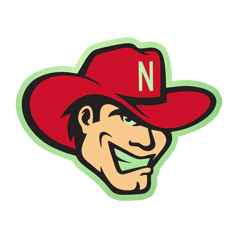 Nebraska Cornhuskers Herbie Glow in the Dark Vinyl Decal - Custom Size