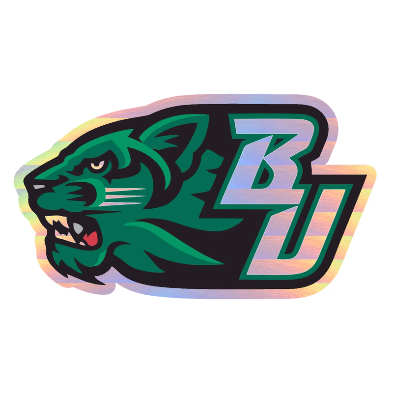 Binghamton Bearcats - Image 1 - Holographic Vinyl Decal - Custom Size
