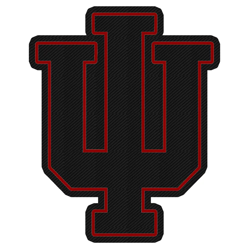 Indiana Hoosiers - Image 9 - Carbon Fiber Vinyl Decal - Custom Size