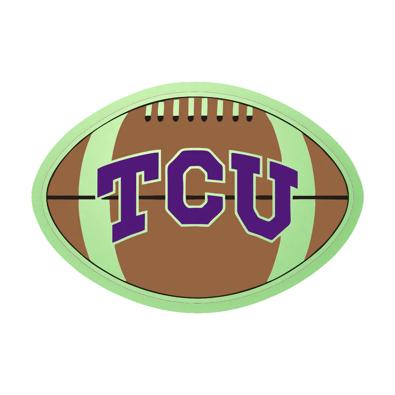 TCU Horned Frogs - Image 12 - Glow in the Dark Vinyl Decal - Custom Size