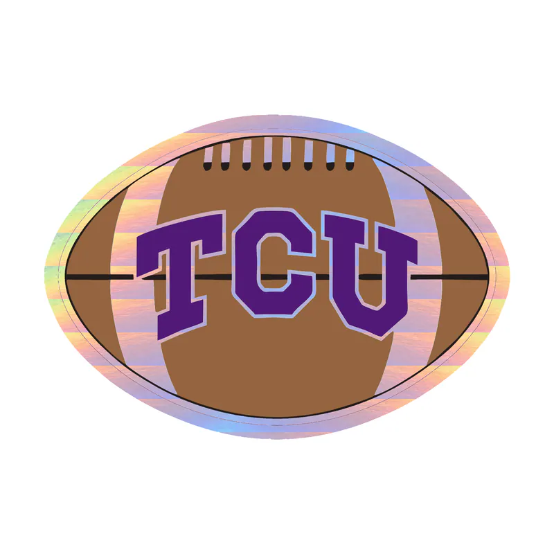 TCU Horned Frogs - Image 12 - Holographic Vinyl Decal - Custom Size