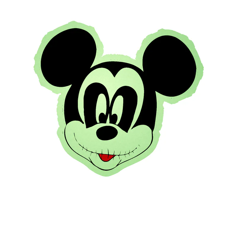 Nightmare Before Christmas Glow in the Dark Vinyl Sticker - Custom Size