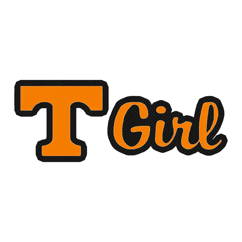 Tennessee Volunteers - Image 3 - Carbon Fiber Vinyl Decal - Custom Size