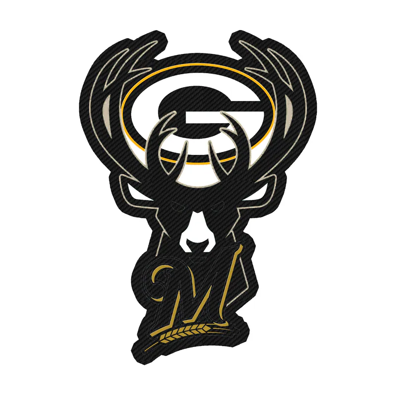 Milwaukee Bucks - Wisconsin Sports Team - Carbon Fiber Vinyl Sticker - Custom Size