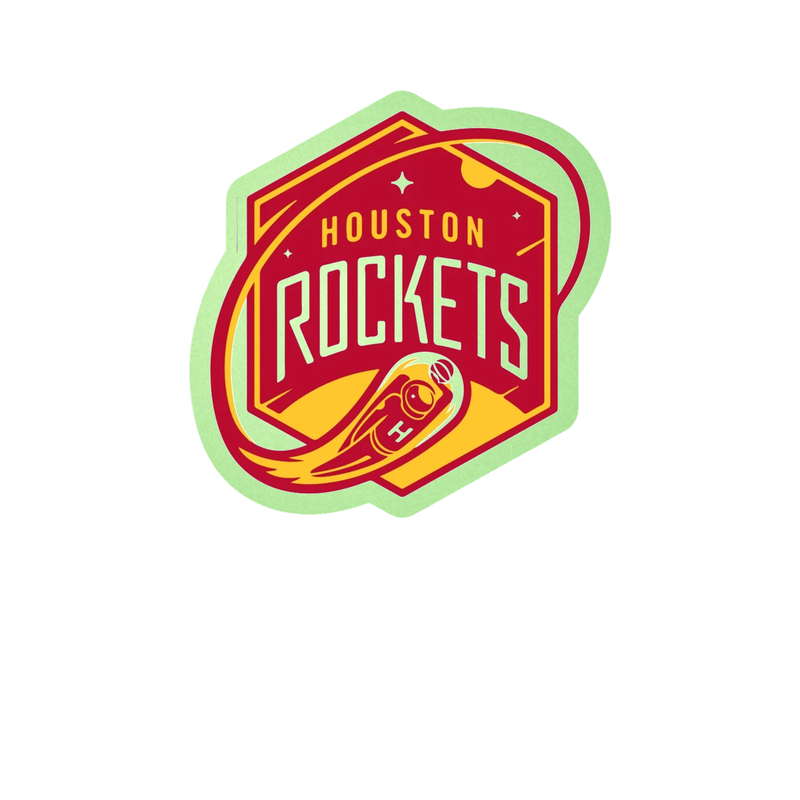 Houston Rockets - Image 13 - Glow in the Dark Vinyl Sticker - Custom Size