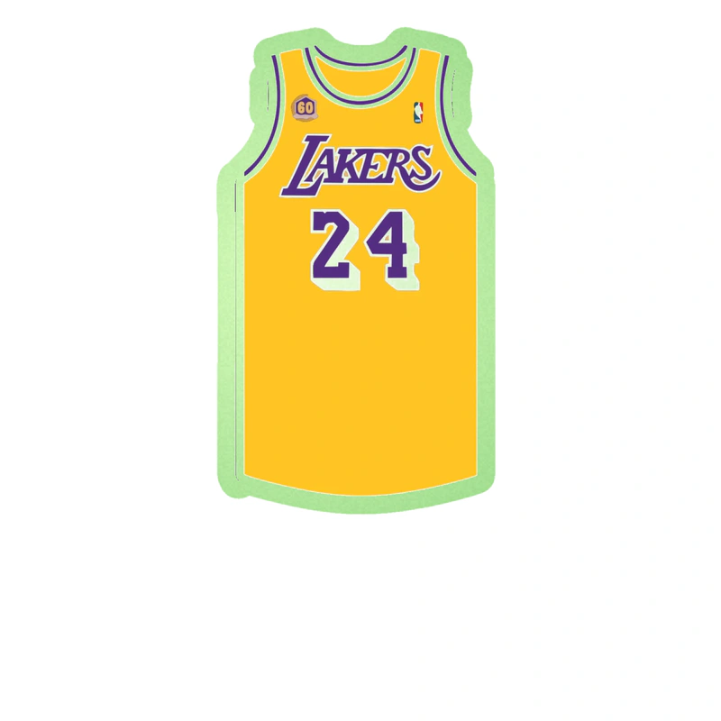 Los Angeles Lakers - Image 3 - Glow in the Dark Vinyl Sticker - Custom Size