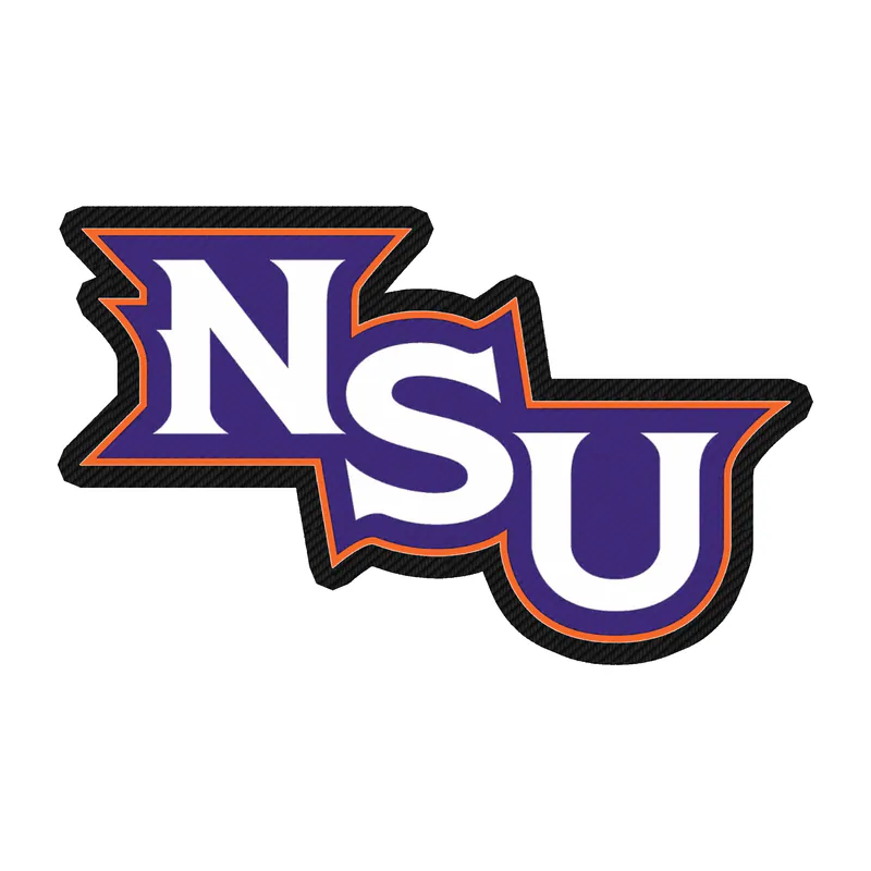 Northwestern State - Image 1 - Carbon Fiber Vinyl Decal - Custom Size