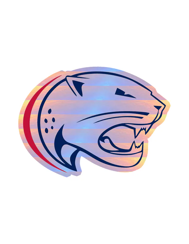 University of South Alabama - Image 2 - Holographic Vinyl Decal - Custom Size
