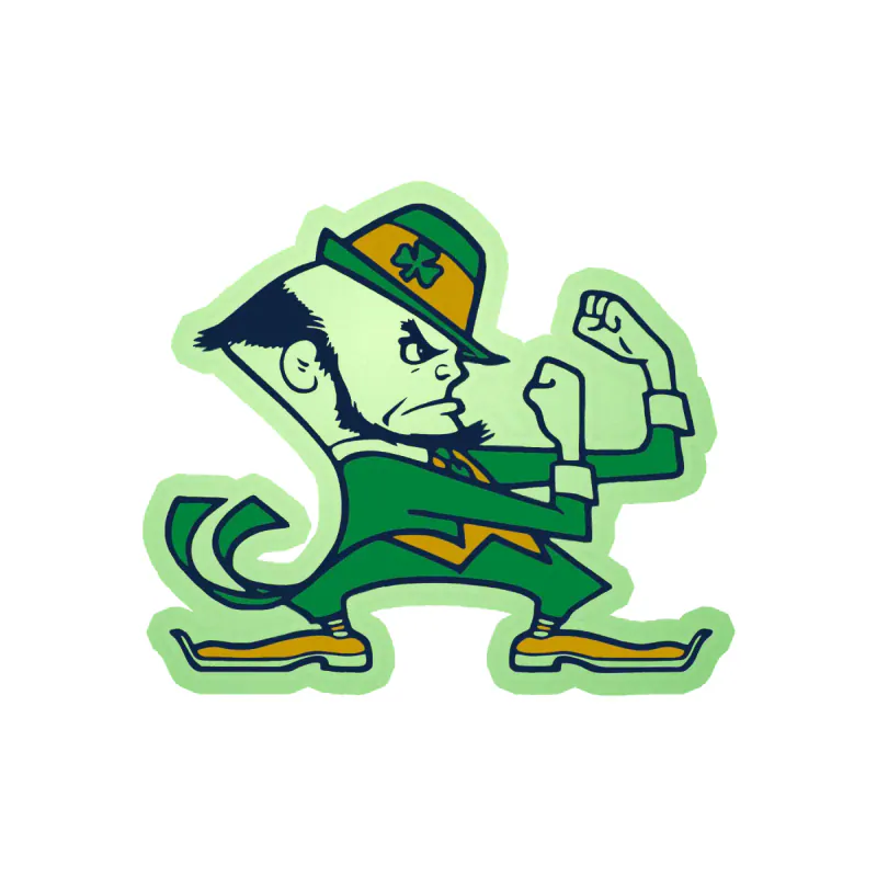 Notre Dame - Image 1 - Glow in the Dark Vinyl Decal - Custom Size