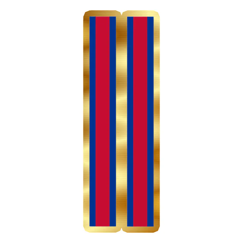 Buffalo Bills -Stripes Gold Chrome Vinyl Sticker - Custom Size