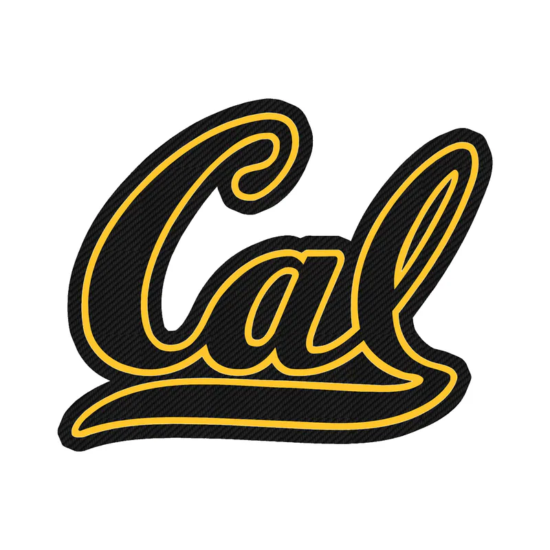 California Golden Bears - Image 1 - Carbon Fiber Vinyl Decal - Custom Size