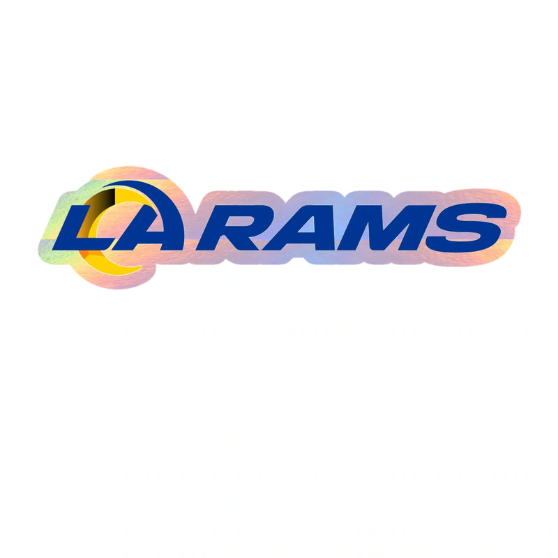 Los Angeles Rams - Image 14 - Holographic Vinyl Sticker - Custom Size