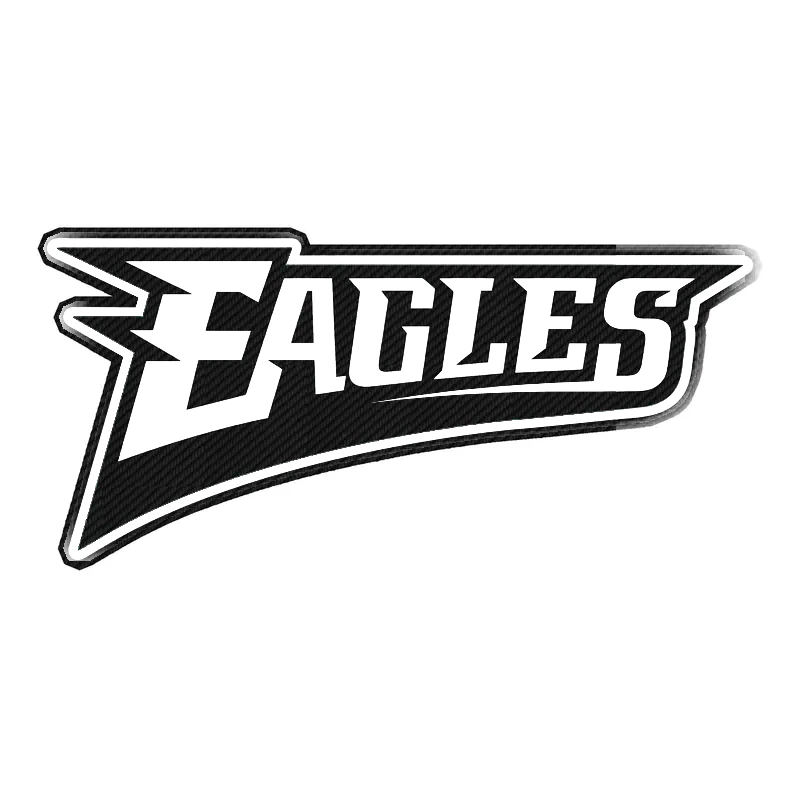 Philadelphia Eagles - Image 4 - Carbon Fiber Vinyl Sticker - Custom Size