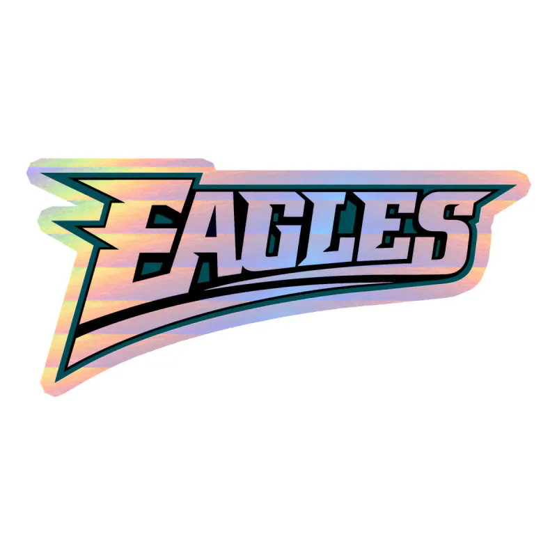 Philadelphia Eagles - Image 4 - Holographic Vinyl Sticker - Custom Size