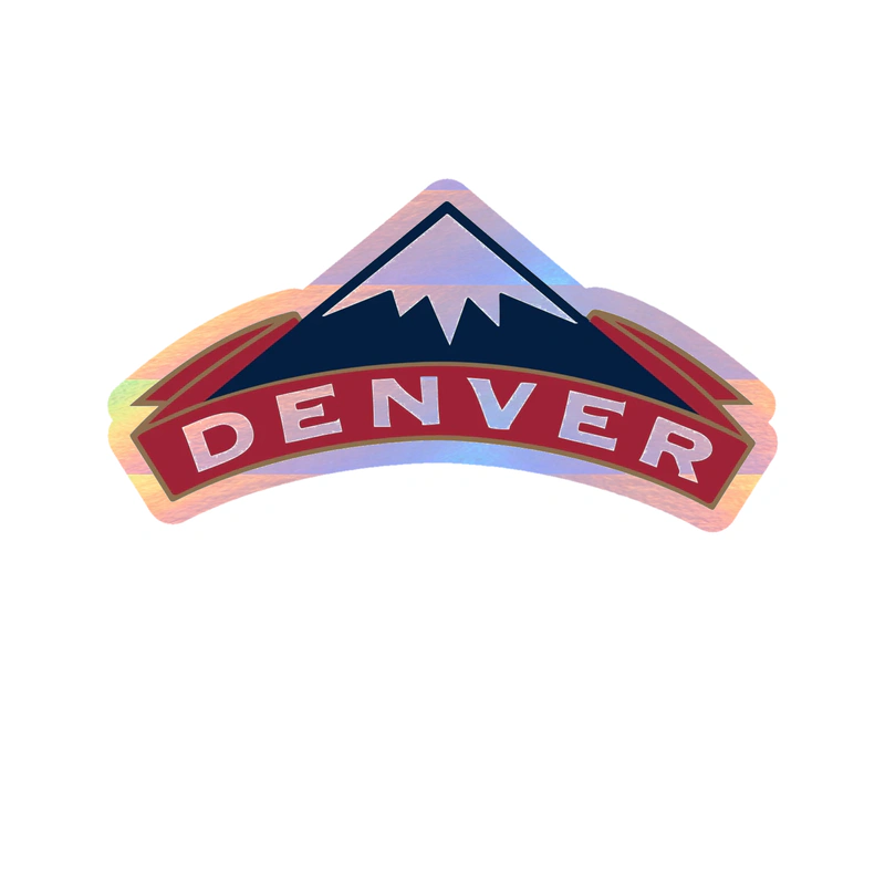 Denver Nuggets - Image 9 - Holographic Vinyl Sticker - Custom Size