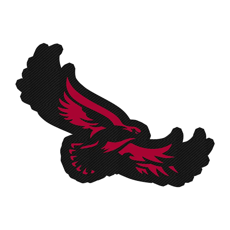 St. Joseph's Hawks - Image 2 - Carbon Fiber Vinyl Decal - Custom Size