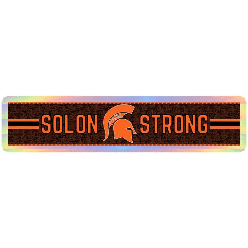 Michigan State Spartans Holographic Vinyl Decal - Custom Size