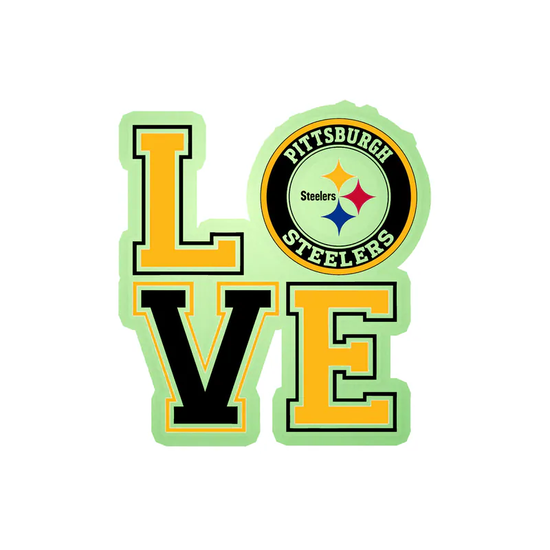 Pittsburgh Steelers - Image 3 - Glow in the Dark Vinyl Sticker - Custom Size