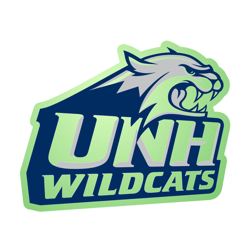 New Hampshire Wildcats Glow in the Dark Vinyl Decal - Custom Size