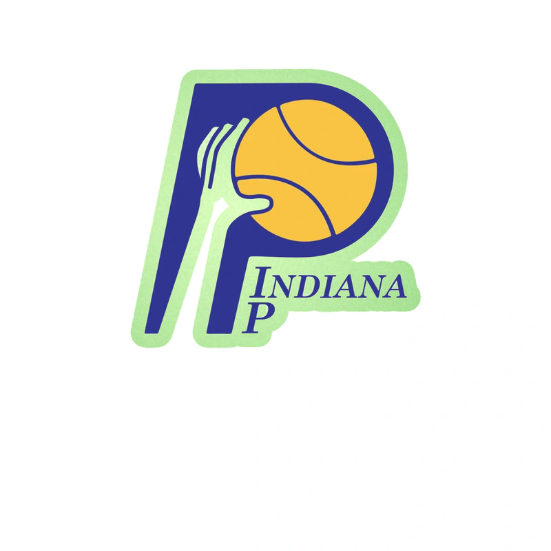 Indiana Pacers - Image 2 - Glow in the Dark Vinyl Sticker - Custom Size
