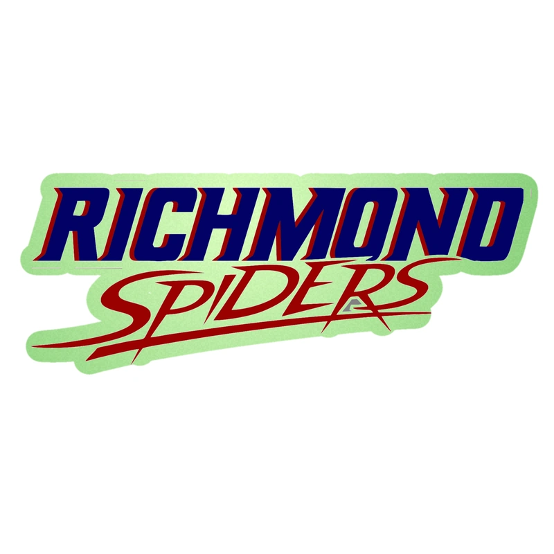 Richmond Spiders - Glow in the Dark Vinyl Decal - Custom Size