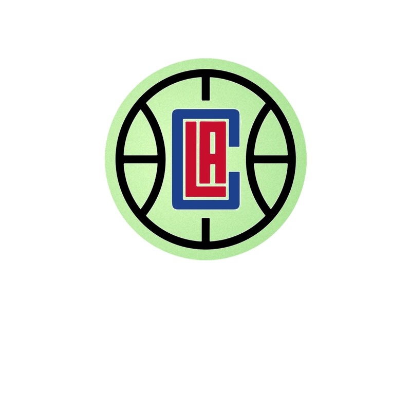 Los Angeles Clippers - Image 6 - Glow in the Dark Vinyl Sticker - Custom Size