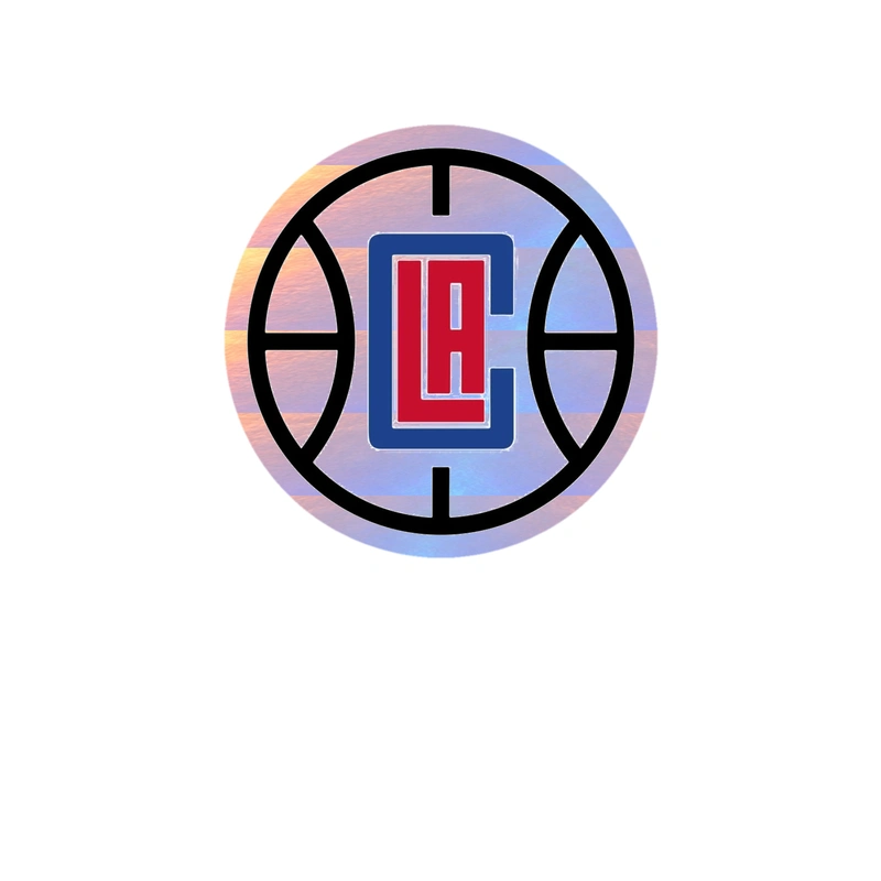 Los Angeles Clippers - Image 6 - Holographic Vinyl Sticker - Custom Size