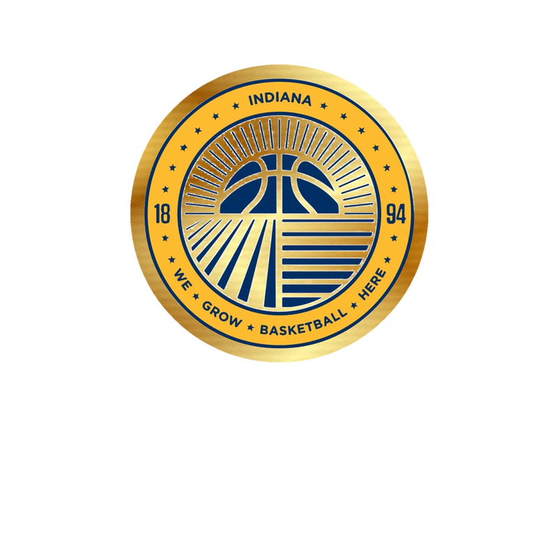 Indiana Pacers - Image 7 - Gold Chrome Vinyl Sticker - Custom Size